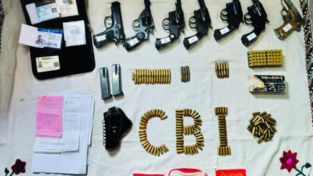 The recoveries made by the CBI following its raids in Sandeshkhali on Friday. (Photo: CBI)