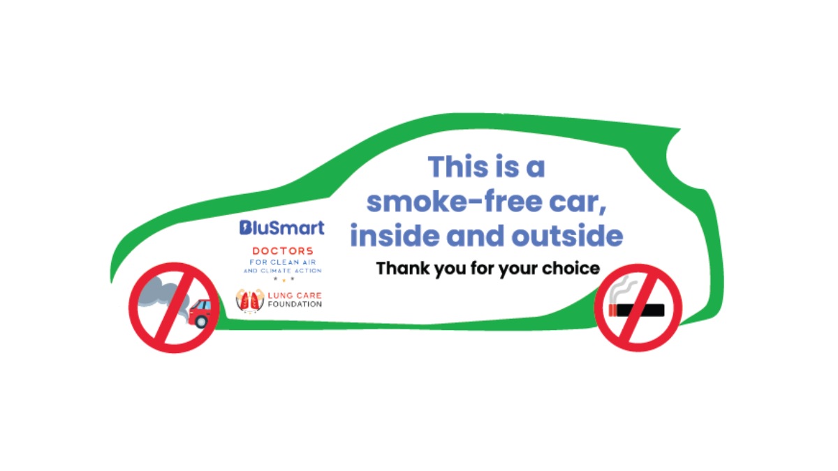 As part of the awareness programme, the roll out will include communication inside BluSmart EVs and in-app notifications to riders to spread the message of smoke-free, clean and healthy air both inside and outside EVs