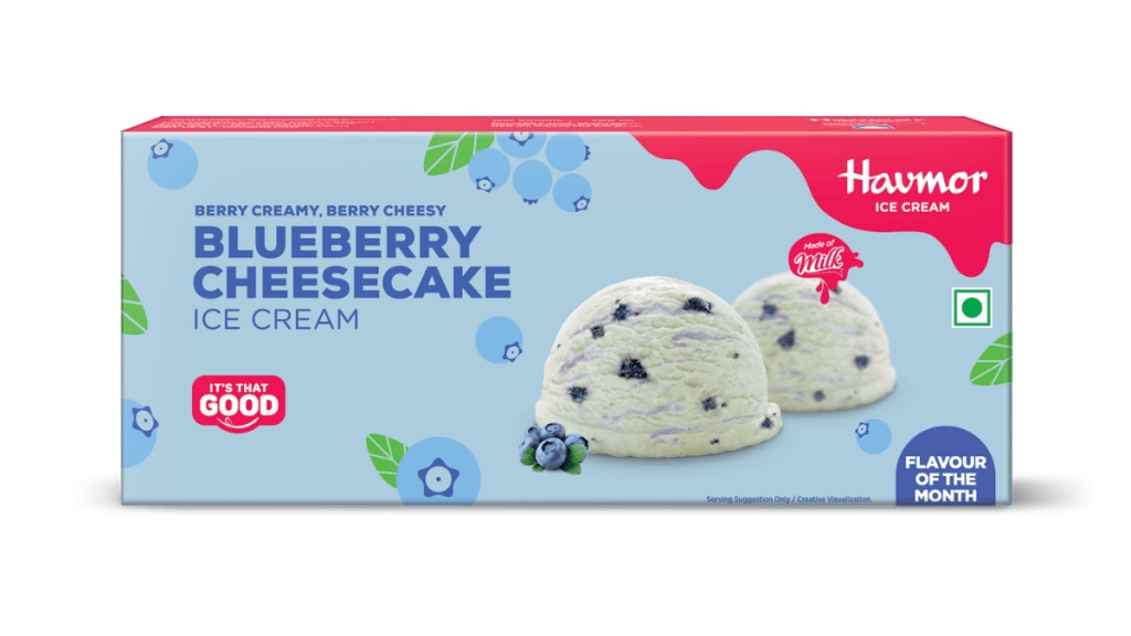 The flavours include Shahi Kesar, Rajwadi Kulfi, rose, Ratnagiri Hapus (mango), Jaljeera & Kalakhatta Ice Candy, Cookies N Cream cone, ice cream sandwich, and Blueberry Cheesecake. The flavours include Shahi Kesar, Rajwadi Kulfi, rose, Ratnagiri Hapus (mango), Jaljeera & Kalakhatta Ice Candy, Cookies N Cream cone, ice cream sandwich, and Blueberry Cheesecake.