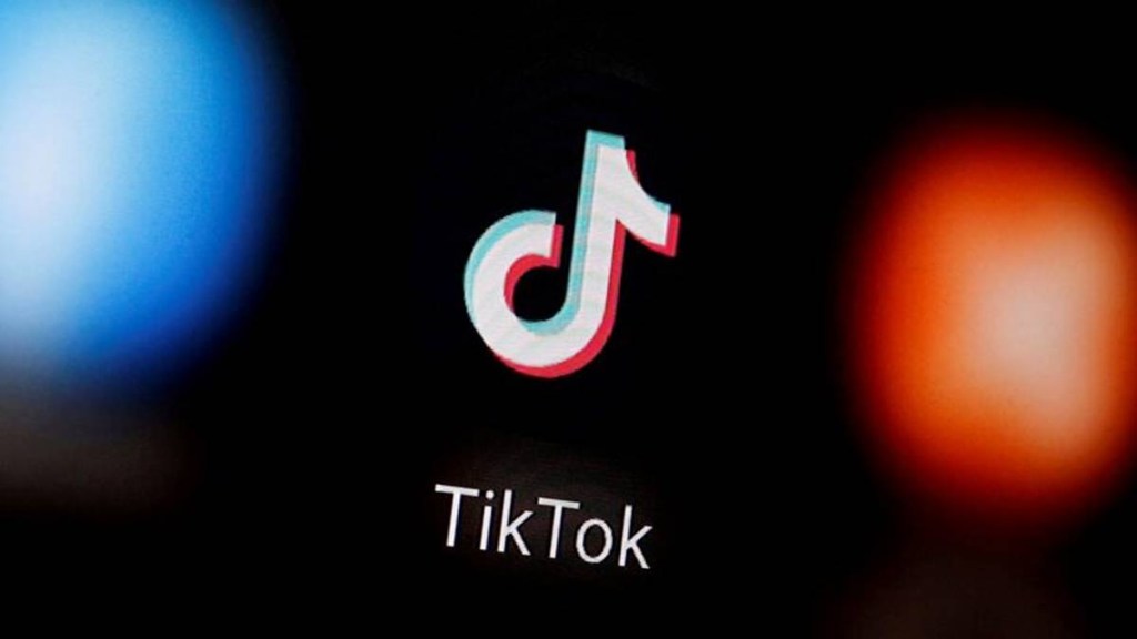 A TikTok logo is displayed on a smartphone in this illustration. (Photo source: Reuters)