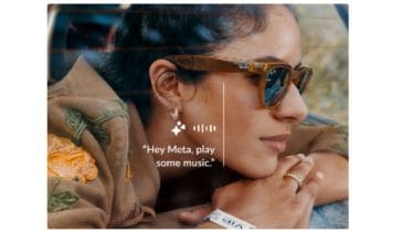 For example, say “Hey Meta, play a song,” you get to control the glasses using voice commands