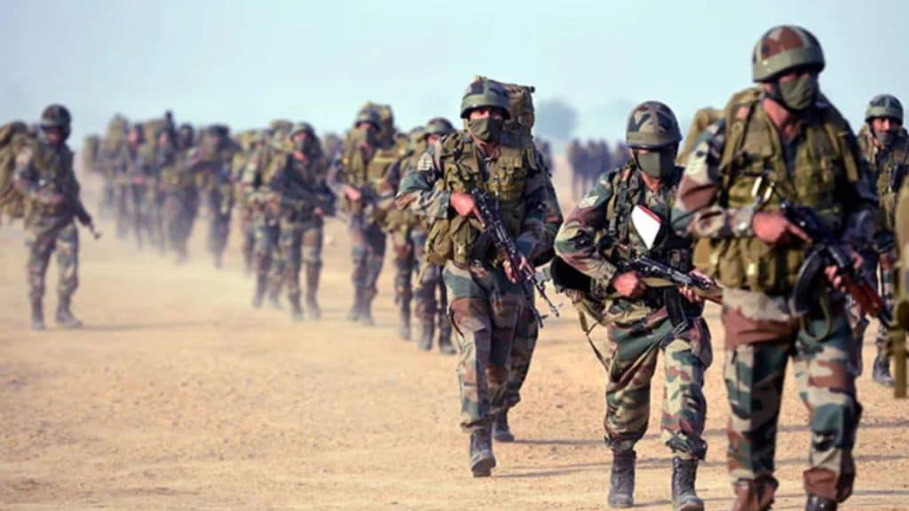 One of the key focuses of Exercise Shakti is to enhance physical fitness levels (Photo: PTI)