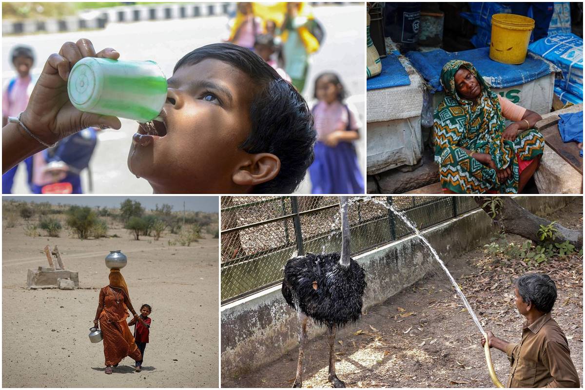 Scorching summer, India