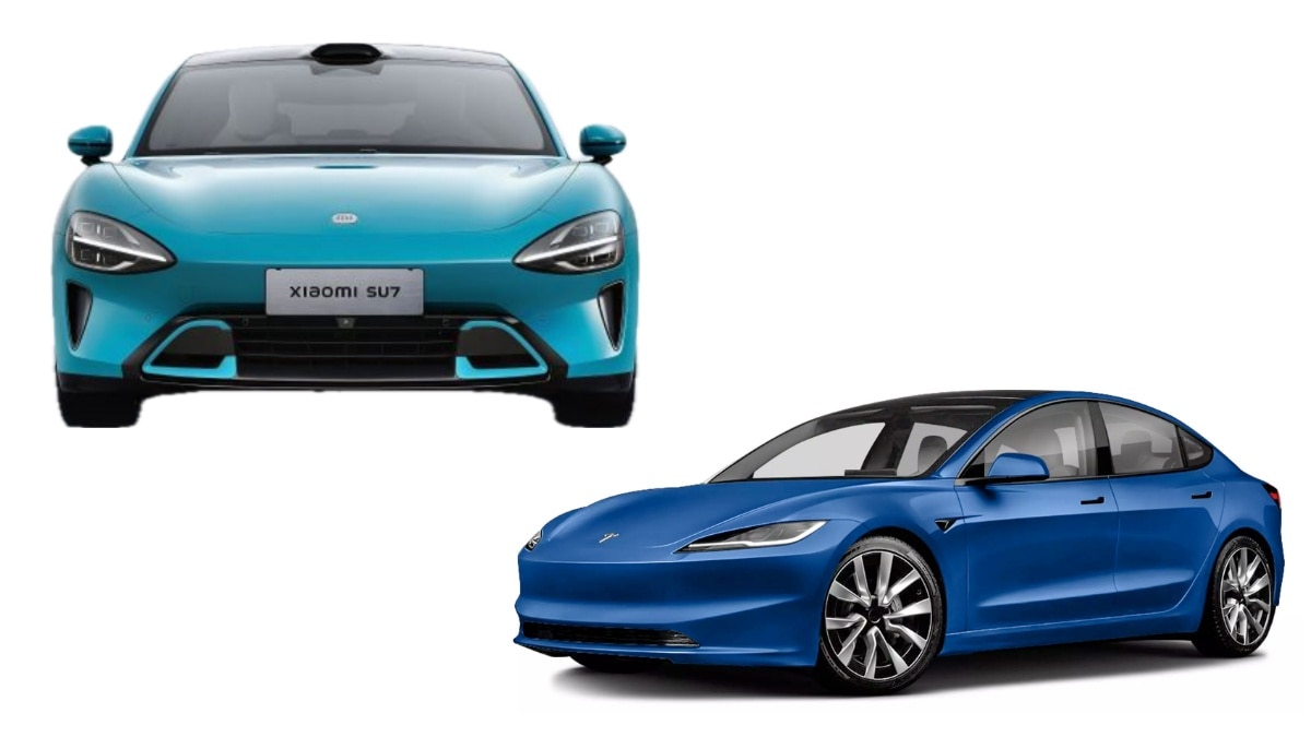 xiaomi su7 vs tesla model 3