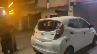 Vehicles parked outside Congress office in Amethi vandalised, party blames BJP, Smriti Irani