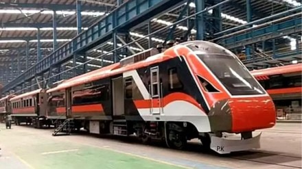 The trial phase for Vande Metro trains is slated to commence in July Photo: X The trial phase for Vande Metro trains is slated to commence in July Photo: X