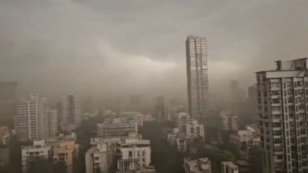 Mumbai experienced the onset of the rainy season today