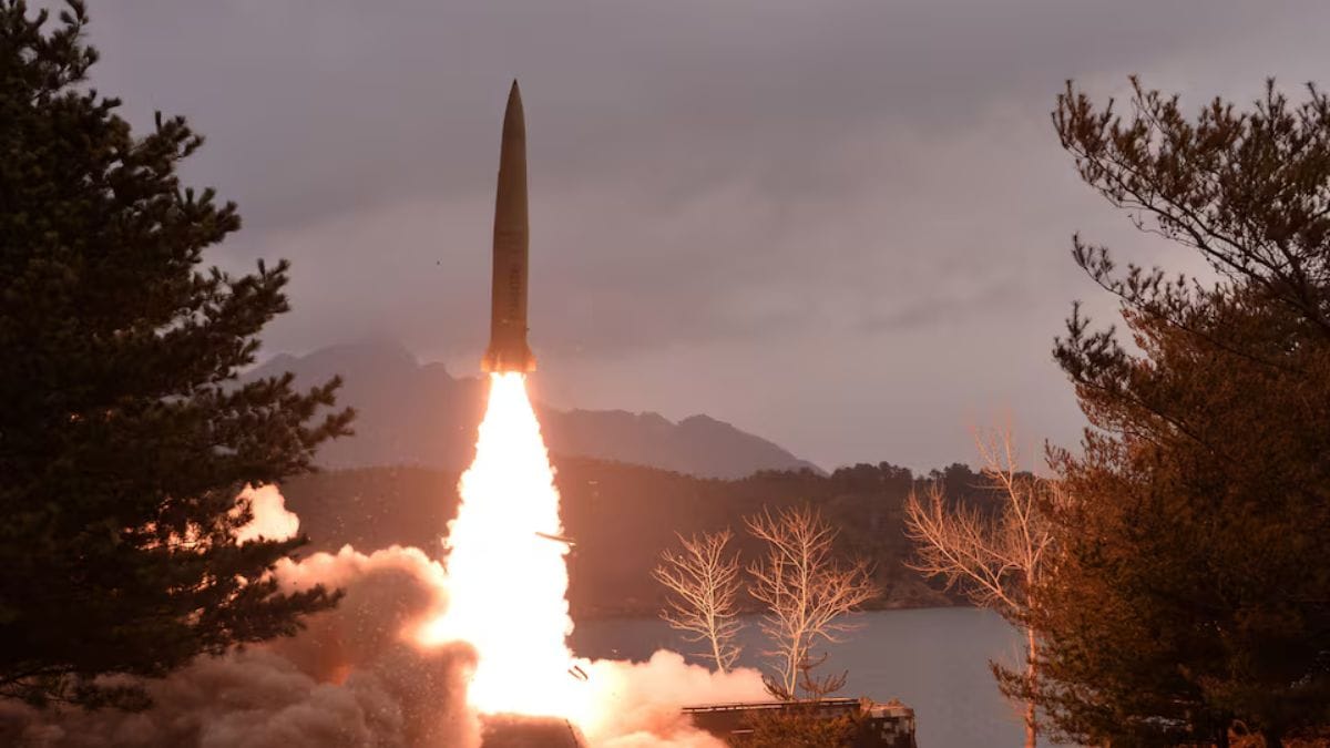 A missile fired by the North Korean military at an undisclosed location in this picture released by North Korea's Central News Agency (KCNA) (Photo: Reuters/Representative Image)