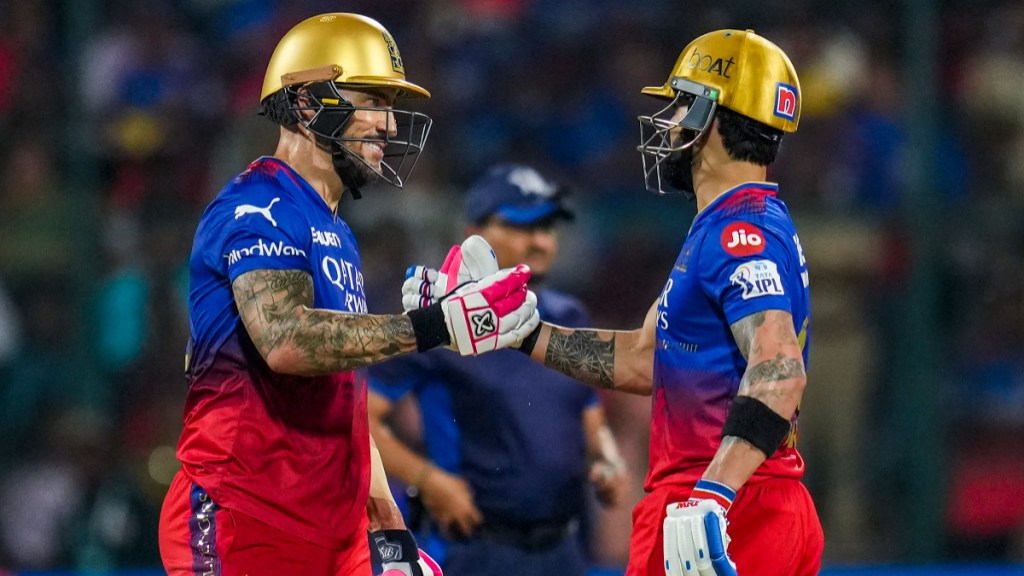 IPL Match 2024 RCB vs GT Live, Royal Challengers Bengaluru vs Gujarat Titans Live Score card: Chasing down a target of 148, RCB have lost 6 wickets vs GT at M Chinnaswamy Stadium but finisher Dinesh Karthik rescued the hosts with his blitz
