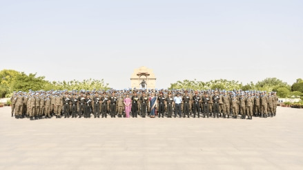 At the UN Peacekeeping Ministerial in Accra, Ghana, in December 2023, India reaffirmed its commitment to future UN peacekeeping initiatives (Photo: Indian Army) At the UN Peacekeeping Ministerial in Accra, Ghana, in December 2023, India reaffirmed its commitment to future UN peacekeeping initiatives (Photo: Indian Army)
