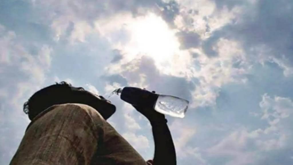 If you work outside, use a hat or an umbrella and also use a damp cloth on your head, neck, face and limbs.