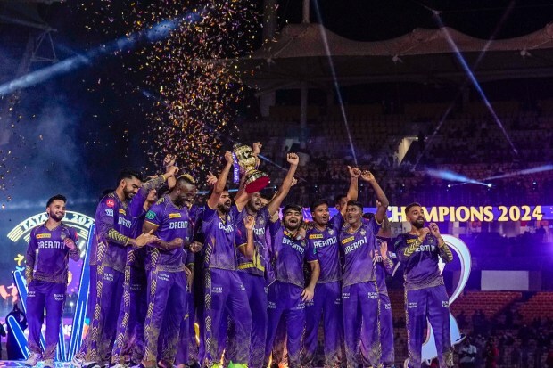 All KKR bowlers contributed by picking up at least one wicket each. Mitch Starc's perfect delivery to dismiss Abhishek Sharma was the highlight of the match. (PTI Photo)