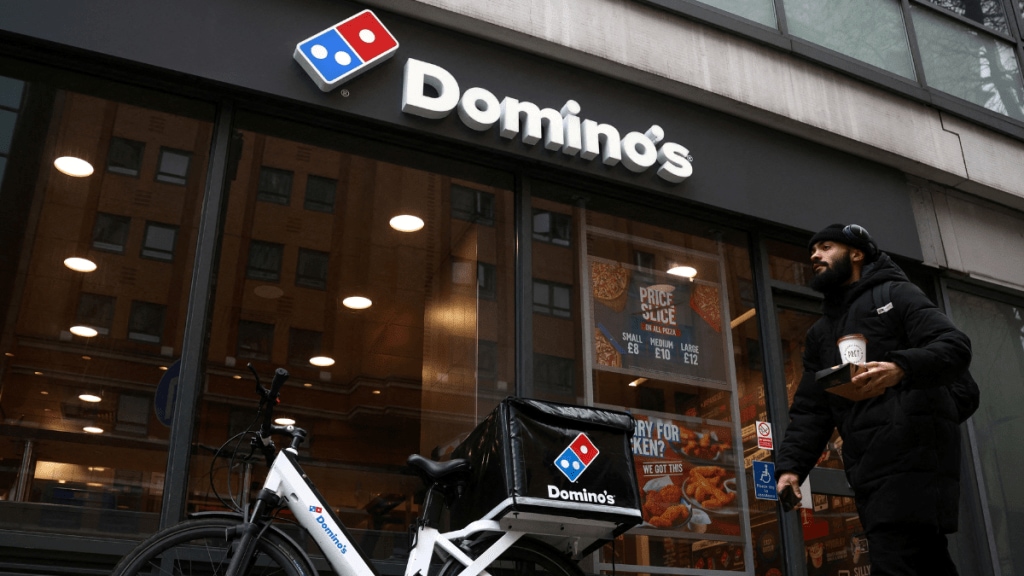 Jubilant FoodWorks Limited, based in Noida, holds the master franchise rights for Domino's Pizza Jubilant FoodWorks Limited, based in Noida, holds the master franchise rights for Domino's Pizza
