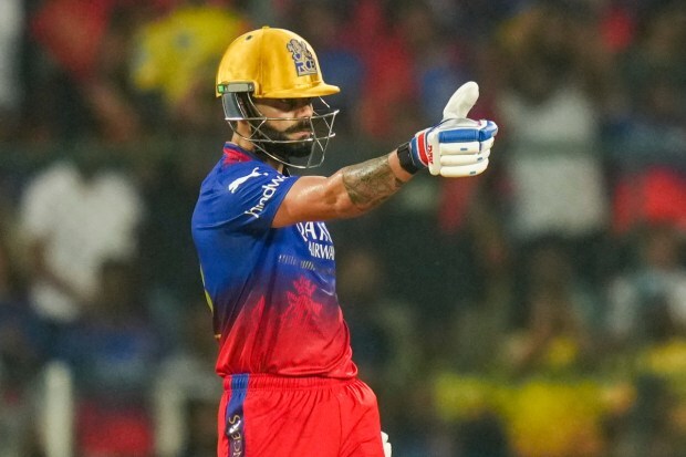 Virat Kohli completed 3,000 runs at Chinnaswamy. In IPL history, Chennai Super Kings have dominated against Royal Challengers Bangalore, winning 21 of 32 matches played, while RCB has won only 10 matches. (PTI Photo)