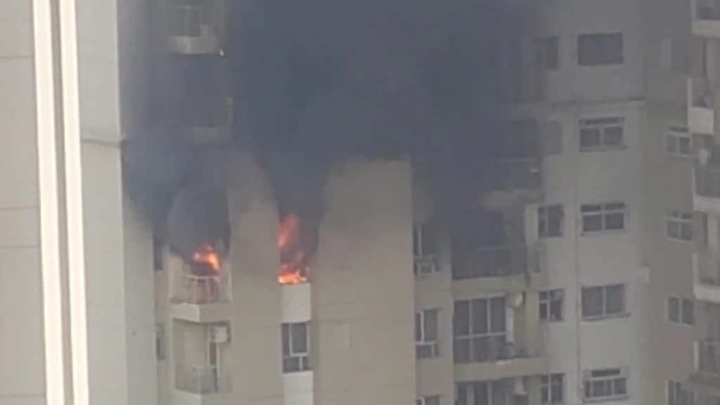Fire at Lotus BoulevardA
