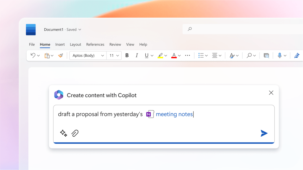 Microsoft 365 Copilot AI chatbot