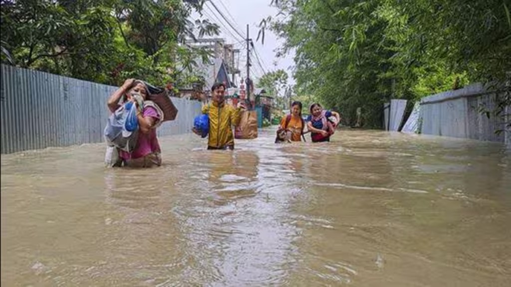 Cyclone Remal effect: Two killed in landslide, flood in Manipur Cyclone Remal effect: Two killed in landslide, flood in Manipur