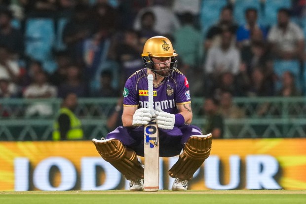 Phil Salt holds the record for hitting the most number of fours in a match. He smashed 14 boundaries in a match against LSG at Eden Gardens on April 14. (PTI Photo)