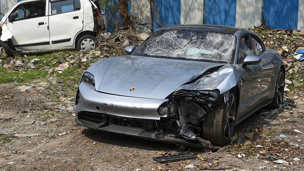 Pune Porsche car accident Pune Porsche car accident