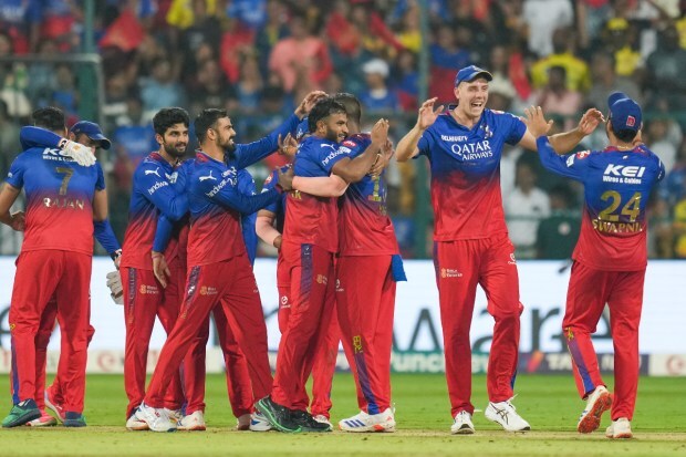 Royal Challengers Bangalore (RCB): RCB clinched the fourth spot, driven by impactful performances from their star players. They aim to break their playoff jinx and push for the title. (PTI Photo)