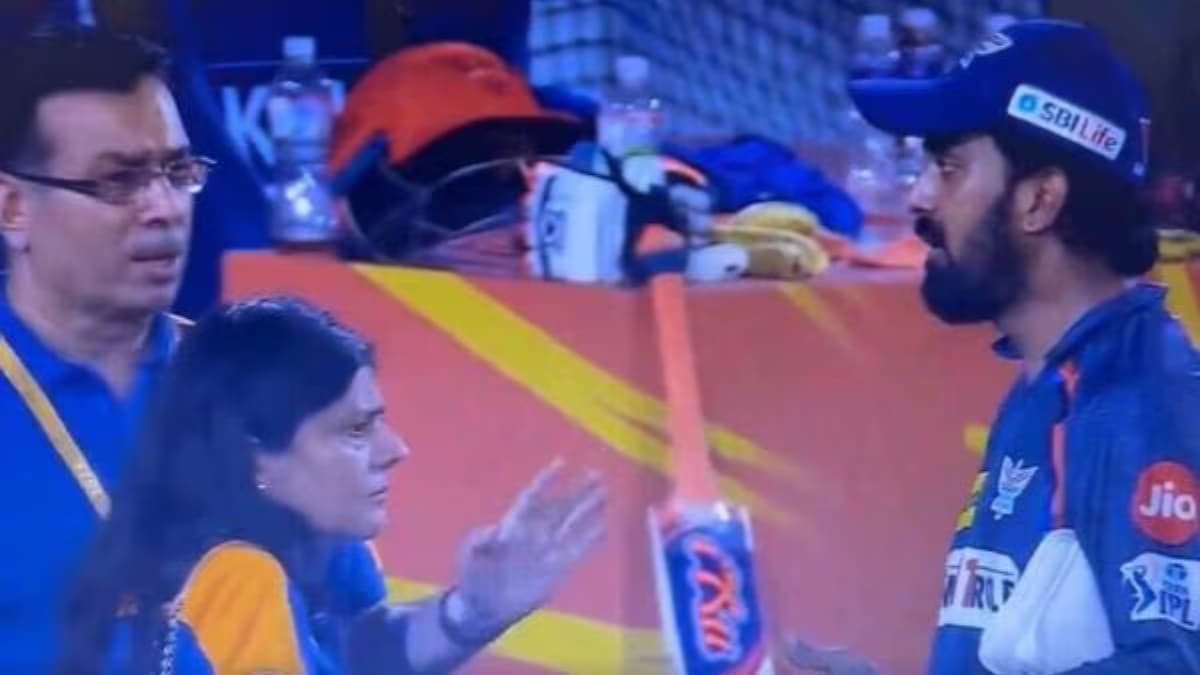 Sanjiv Goenka during LSG vs SRH, IPL 2024 Sanjiv Goenka during LSG vs SRH, IPL 2024