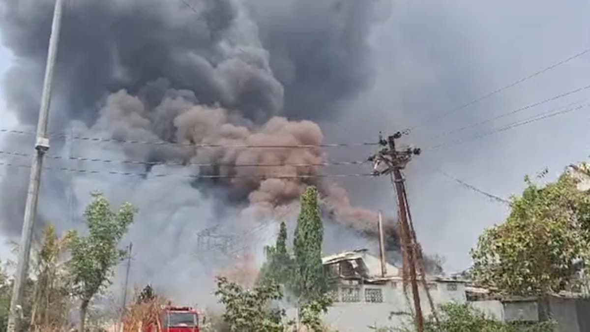Fire breaks out after massive explosion at chemical factory in Thane