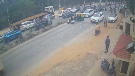 In a recent road rage incident in Bengaluru, a scooterist attacked a car carrying a couple and their three-year-old daughter. In a recent road rage incident in Bengaluru, a scooterist attacked a car carrying a couple and their three-year-old daughter.