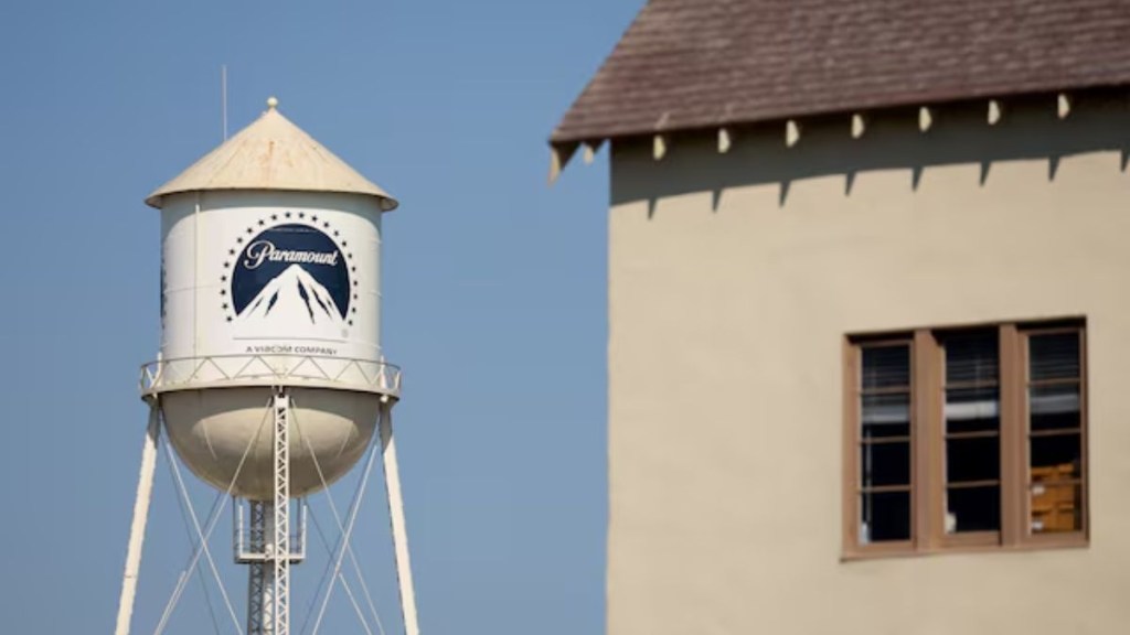 Paramount shares were up nearly 8% on Monday in afternoon trading Paramount shares were up nearly 8% on Monday in afternoon trading