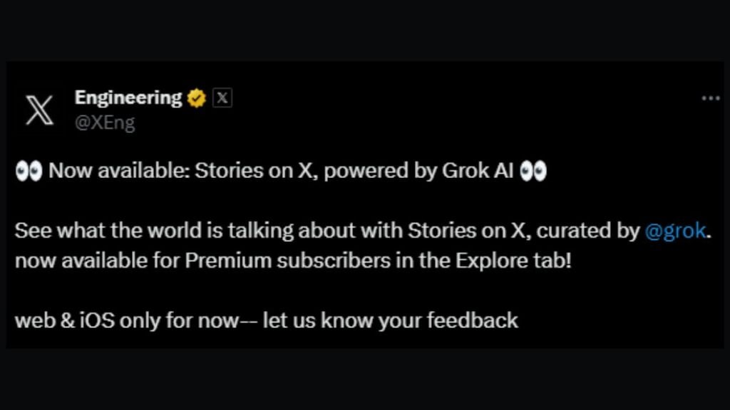 With Grok AI, Twitter itself would add on some of its daily trends with extra information and pin a representative tweet to provide further context