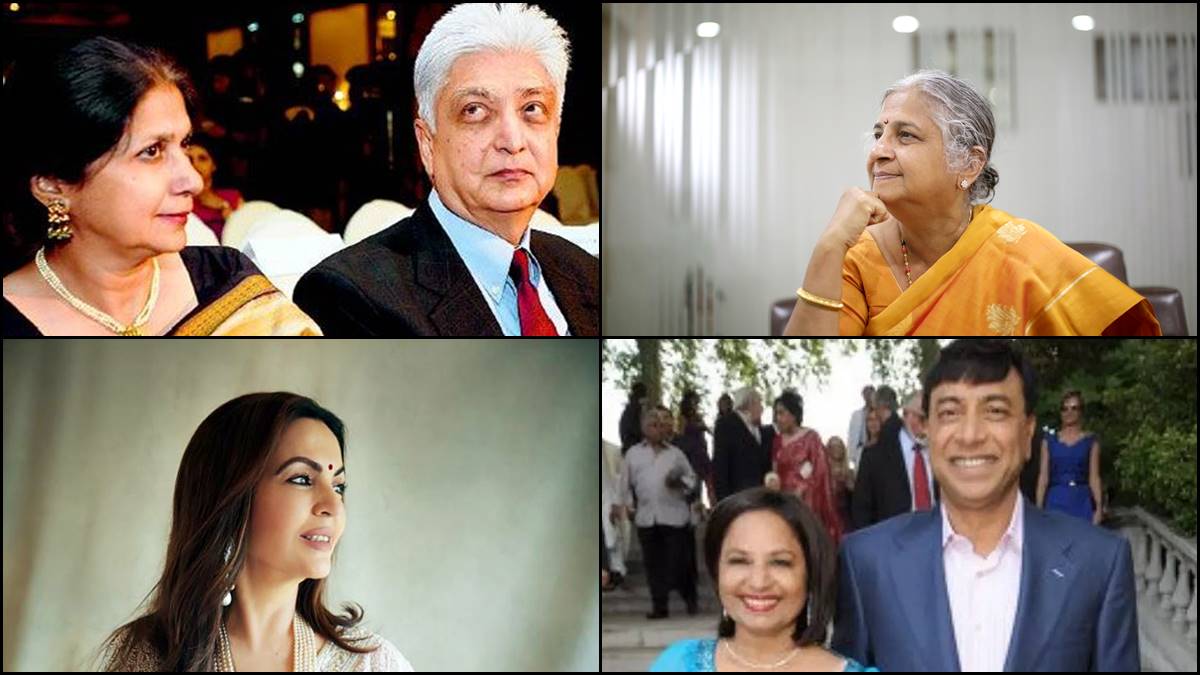 billionaire wife, sudha murty, sudha murty net worth, nita ambani, nita ambani net worth, Yasmeen premji, yasmeen premji net worth, lifestyle