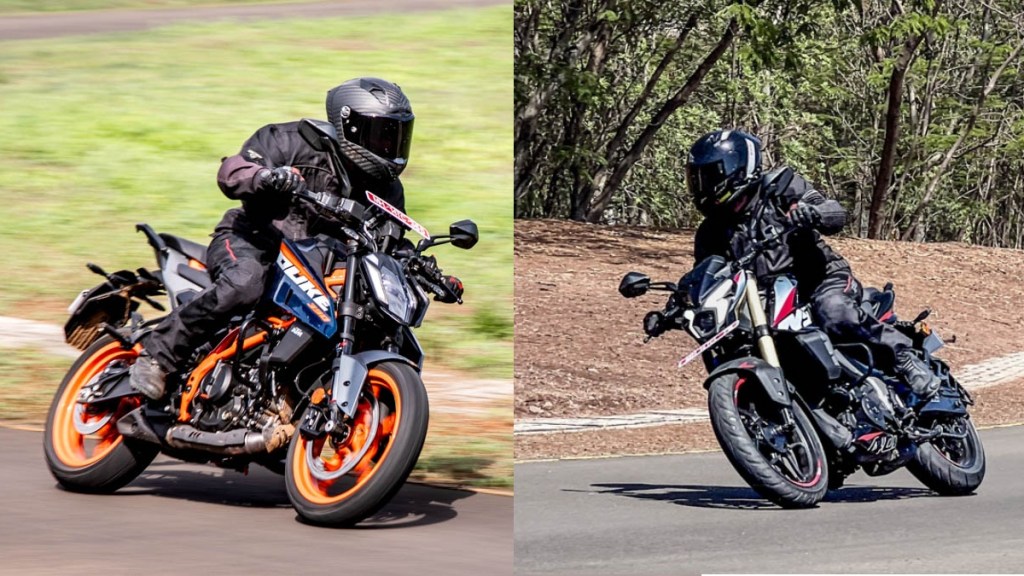 bajaj pulsar ns400z vs ktm 390 duke comparison