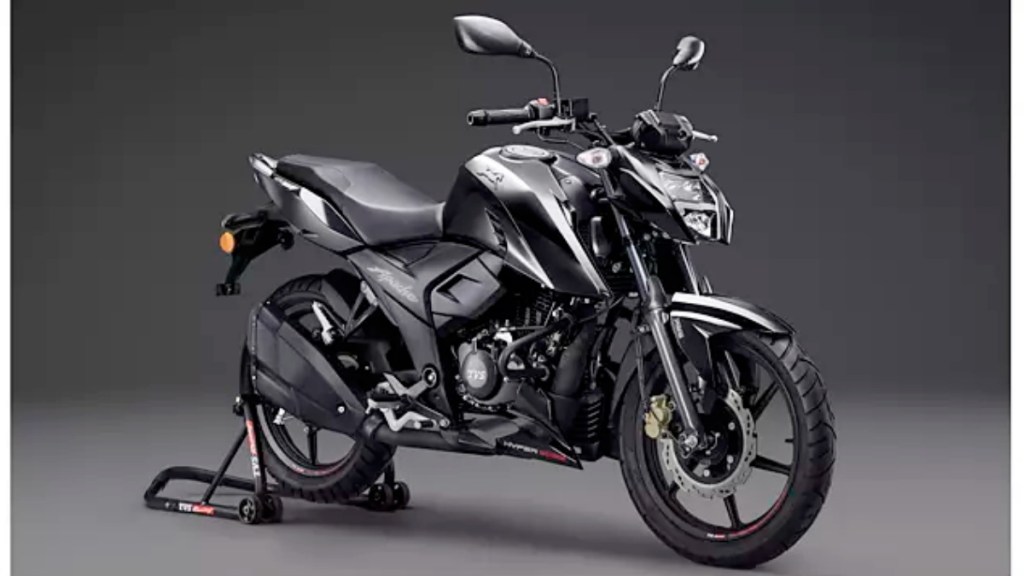 tvs apache rtr 160v black edition