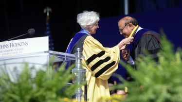 Johns Hopkins Bloomberg School awards Dr. Krishna Ella highest Medal of Honour for exceptional work in public health