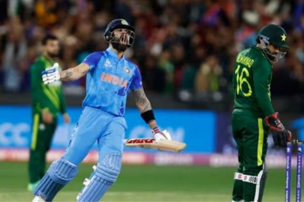Last year, the 2022 World Cup in Melbourne was one of the best games the arch-rivals have played in the T20 World Cup. Virat Kohli delivered an unforgettable inning that led to India’s six-wicket win. (Photo: ICC)
