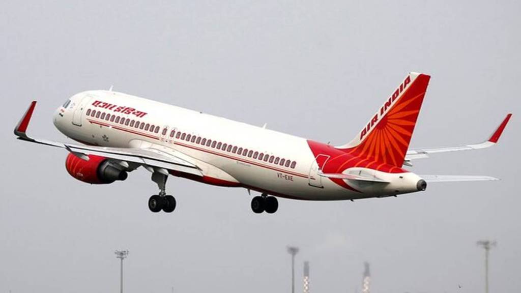 Air India check-in at delhi metro