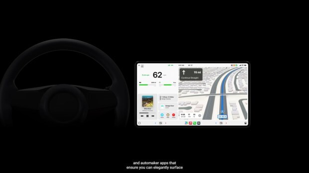 Apple CarPlay navigation