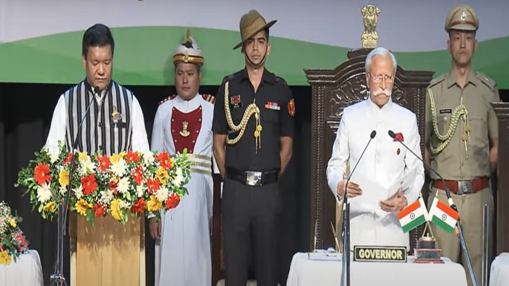 Arunachal CM swearing-in ceremony