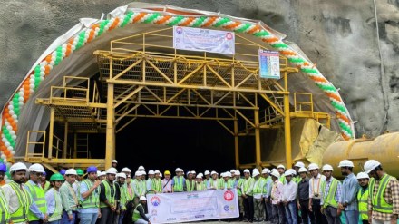 The Panvel-Karjat line, part of the Mumbai Urban Transport Project Phase 3, features three tunnels The Panvel-Karjat line, part of the Mumbai Urban Transport Project Phase 3, features three tunnels