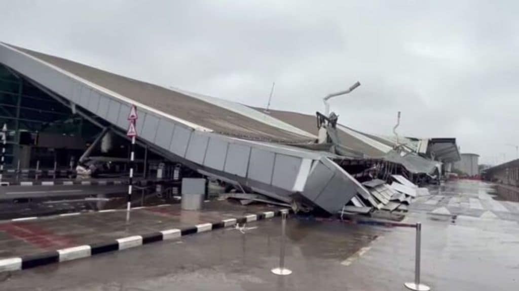 Delhi airport roof collapse: Roof of the Delhi airport’s Terminal-1 collapsed amid heavy rain, early Friday, June 28, 2024.