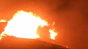 The factory had chemicals and plastic materials which caused the fire to spread quickly.