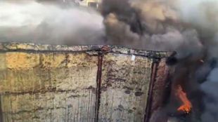 An initial investigation indicates that the fire started due to a short circuit