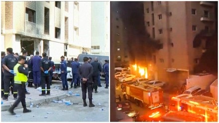 Kuwait Fire, kuwait, kuwait fire tragedy, Kuwait fire live,