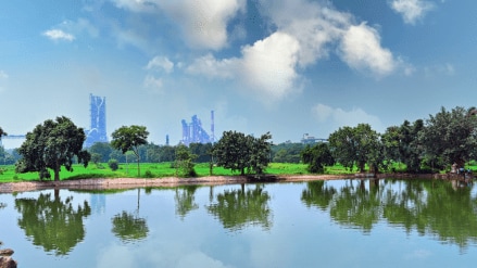 The company has so far constructed 191 check dams and 97 rainwater harvesting structures, soak pits and large ponds through its community watershed projects