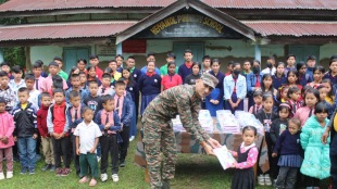 The Indian Army extended its efforts to healthcare, conducting 75 medical camps that provided essential services to over 13,074 people, including elders, women, and children (Photo: Indian Army)