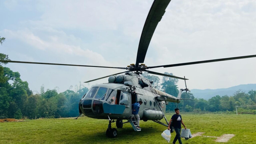 he IAF's commitment to this task was demonstrated by its performance in five of the seven election phases, where it flew over 1,000 hours in more than 1,750 sorties (Photo: Indian Air Force)