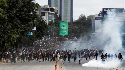 Thousands of demonstrators, primarily youth, took to the streets to rally against a government bill proposing tax hikes. (Reuters) Thousands of demonstrators, primarily youth, took to the streets to rally against a government bill proposing tax hikes. (Reuters)