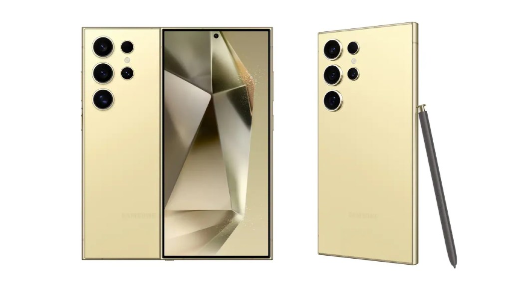 Samsung Galaxy S24 Ultra titanium yellow launch india