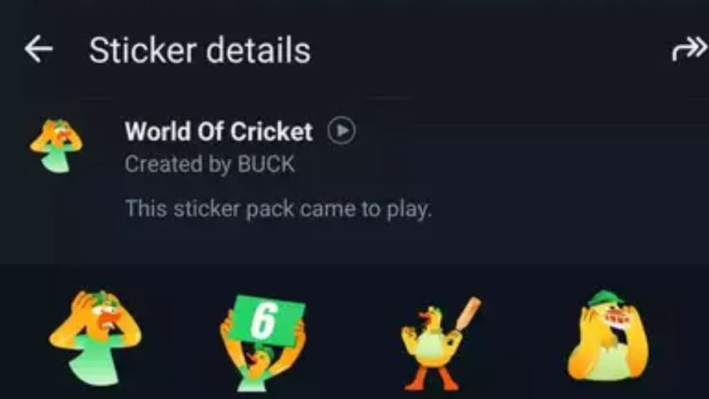 With the ICC Men's T20 World Cup 2024 fever being on, WhatsApp released a new sticker collection