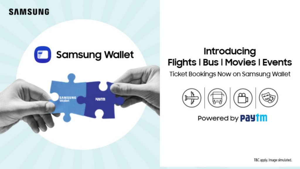 Galaxy smartphone users will get access to Paytm’s services like flights and bus bookings