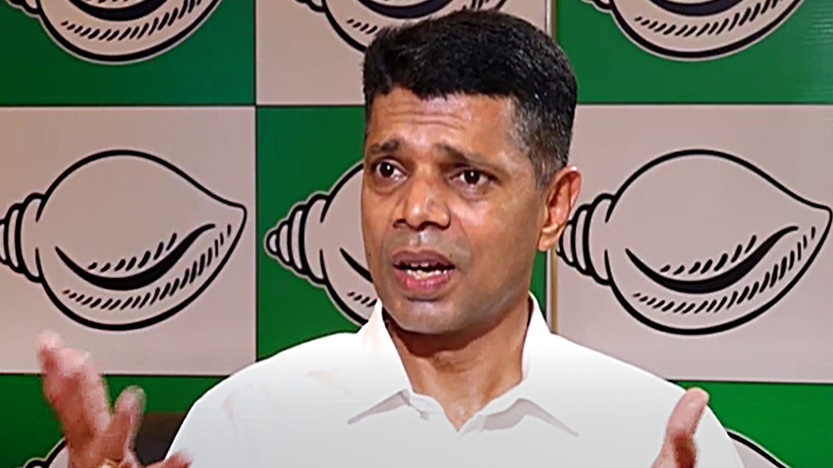 In this May 2, 2024 file photo, Odisha 5T Chairman and BJD leader V Karthikeyan Pandian speaks during an interview. BJD leader VK Pandian quits active politics following party's defeat in Odisha elections. (PTI Photo).